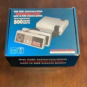 Mini Game Anniversary Edition Entertainment System Built-in 500 Classic Games